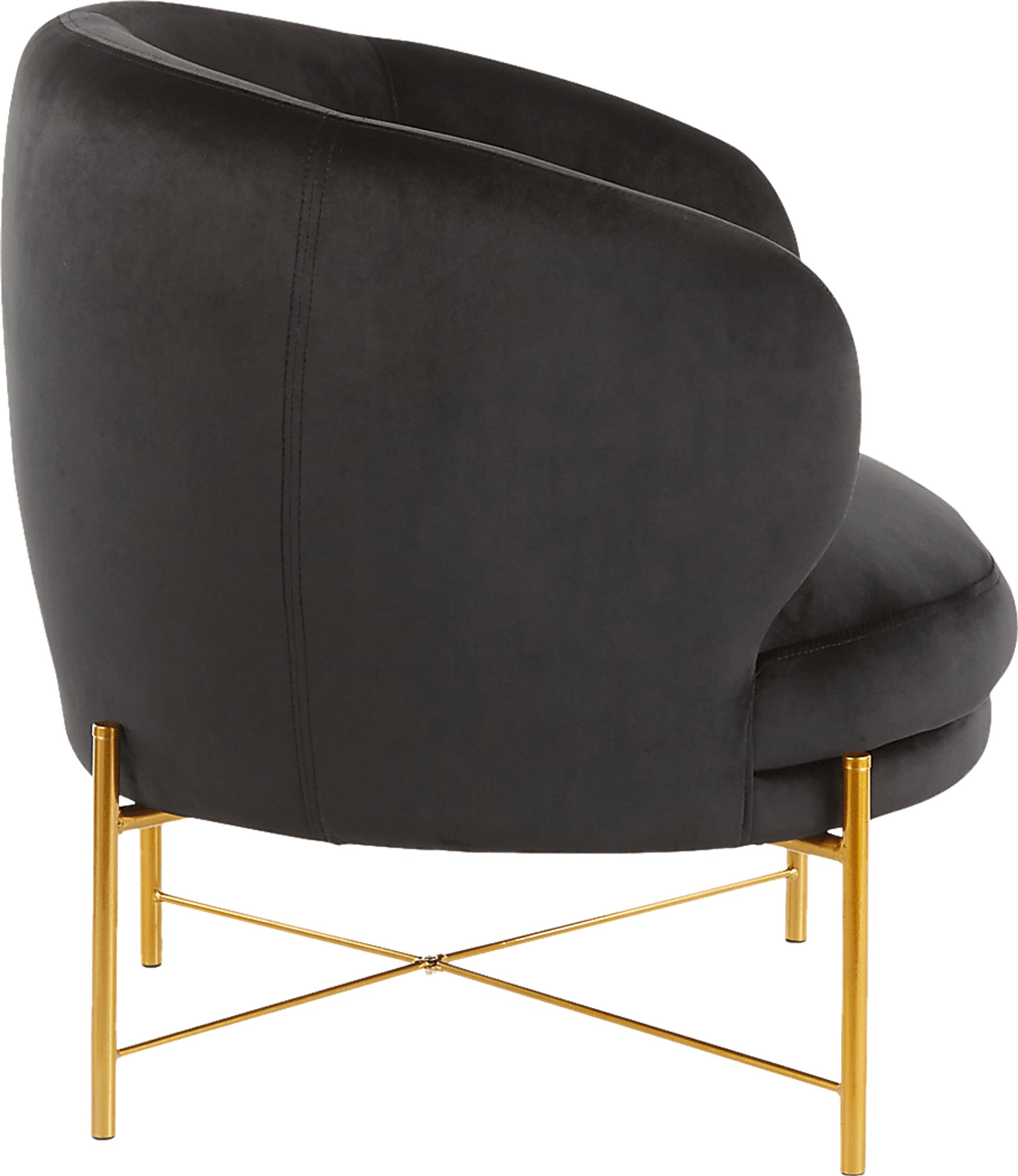 Chardan Black Accent Chair - Image 2
