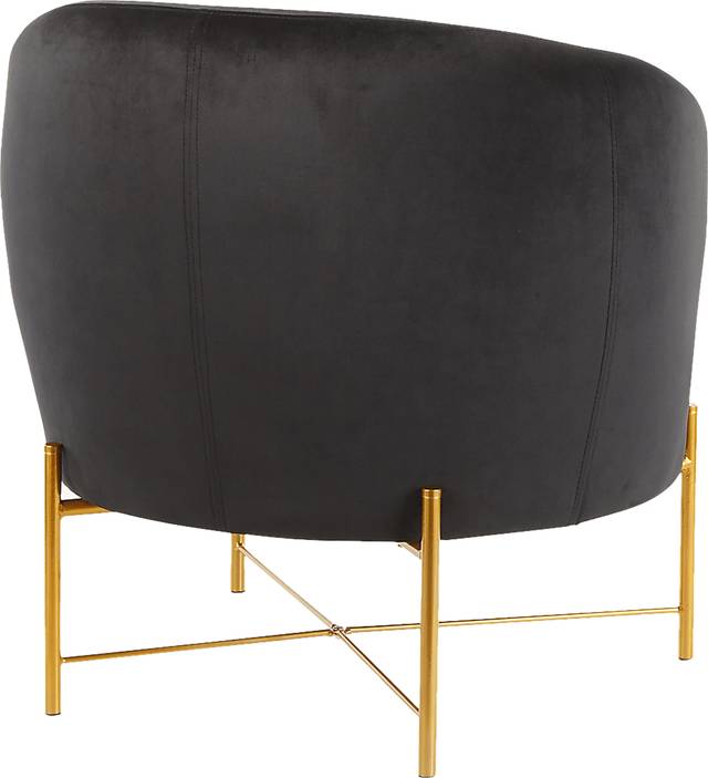 Chardan Black Accent Chair - Thumbnail - Image 3