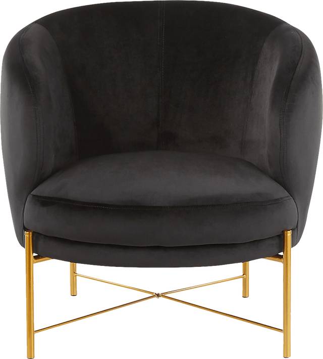 Chardan Black Accent Chair - Thumbnail - Image 5