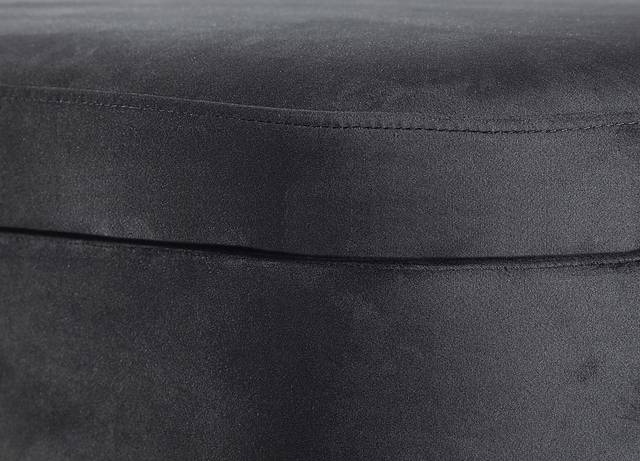 Chardan Black Chrome Storage Bench - Thumbnail - Image 9