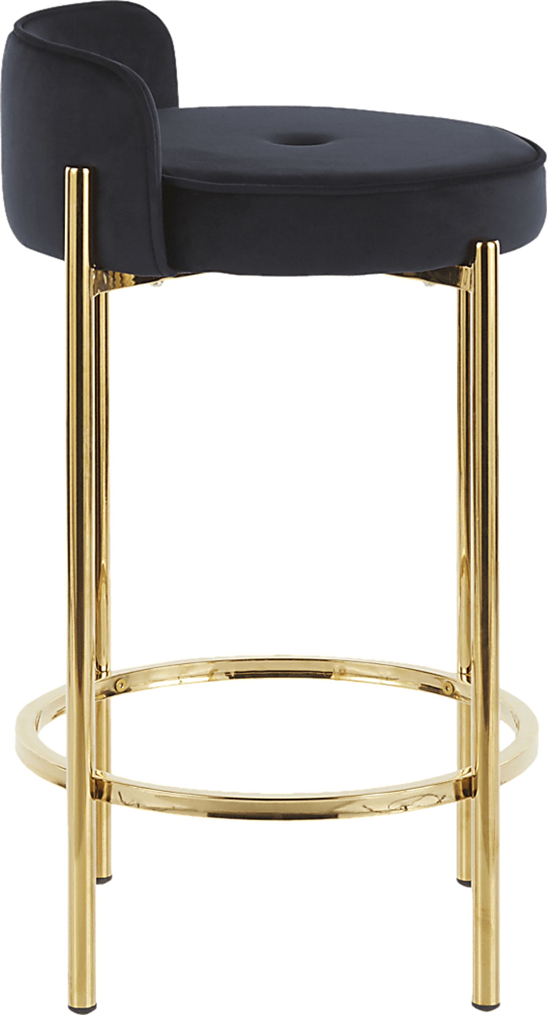 Chardan Black Counter Height Stool, Set of 2 - Image 3