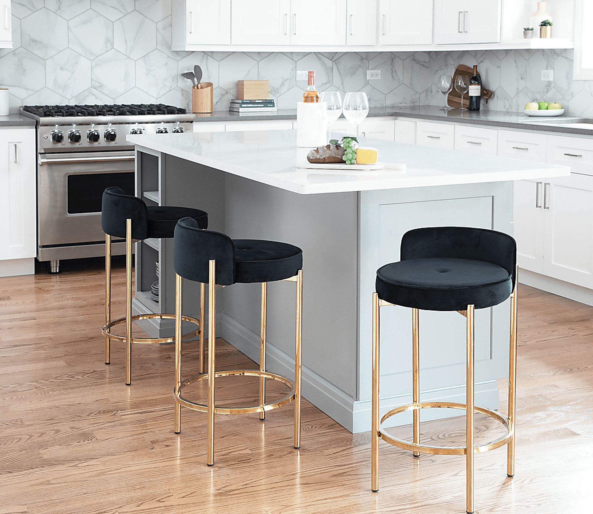 Chardan Black Counter Height Stool, Set of 2 - Image 10