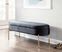 Chardan Black Storage Bench