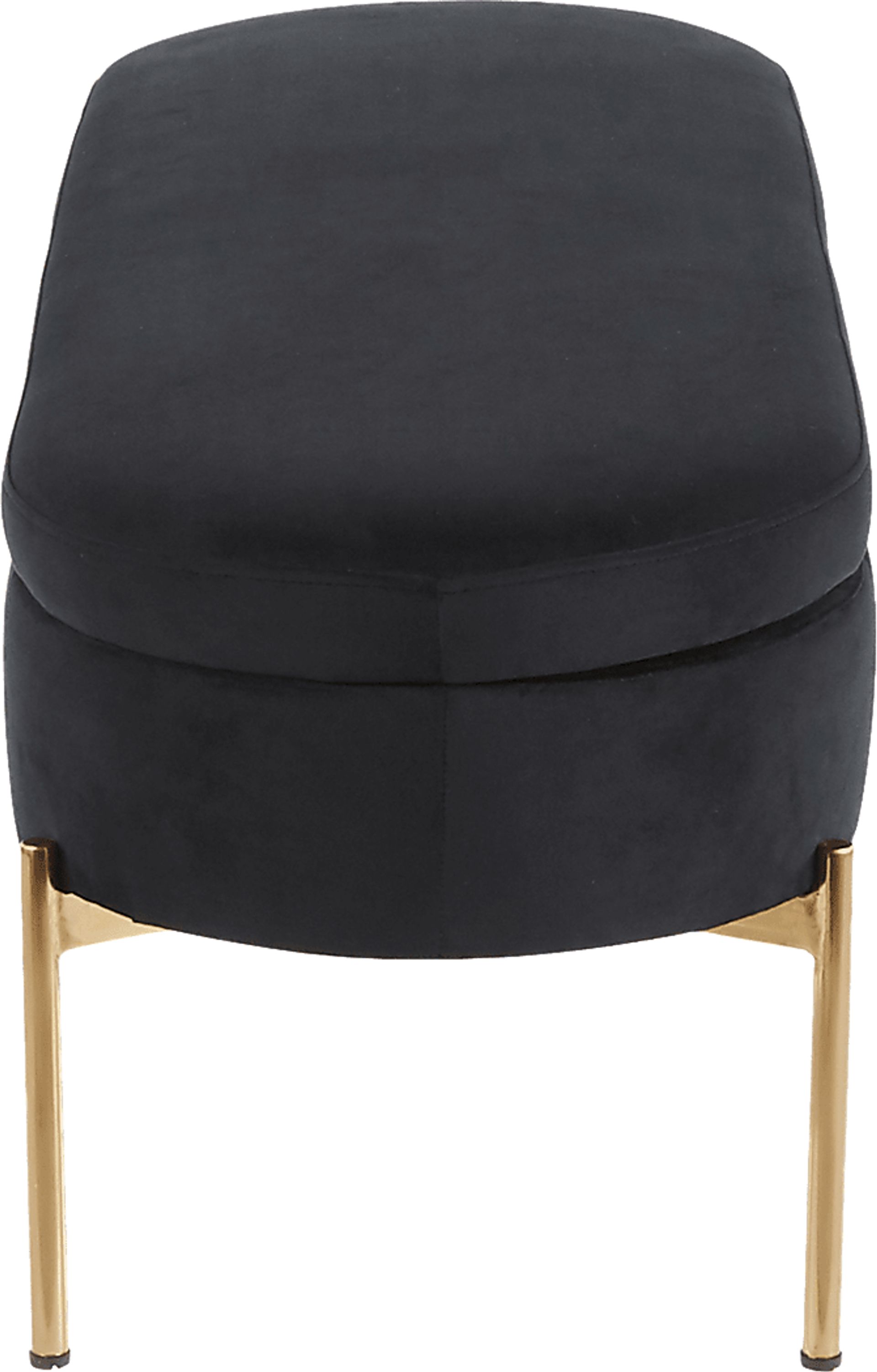 Chardan Black Storage Bench - Image 3