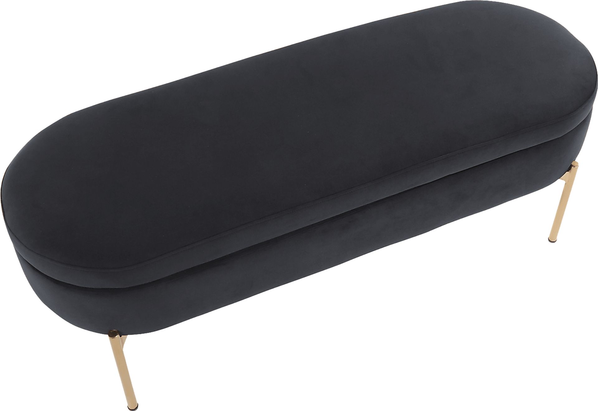 Chardan Black Storage Bench - Image 7