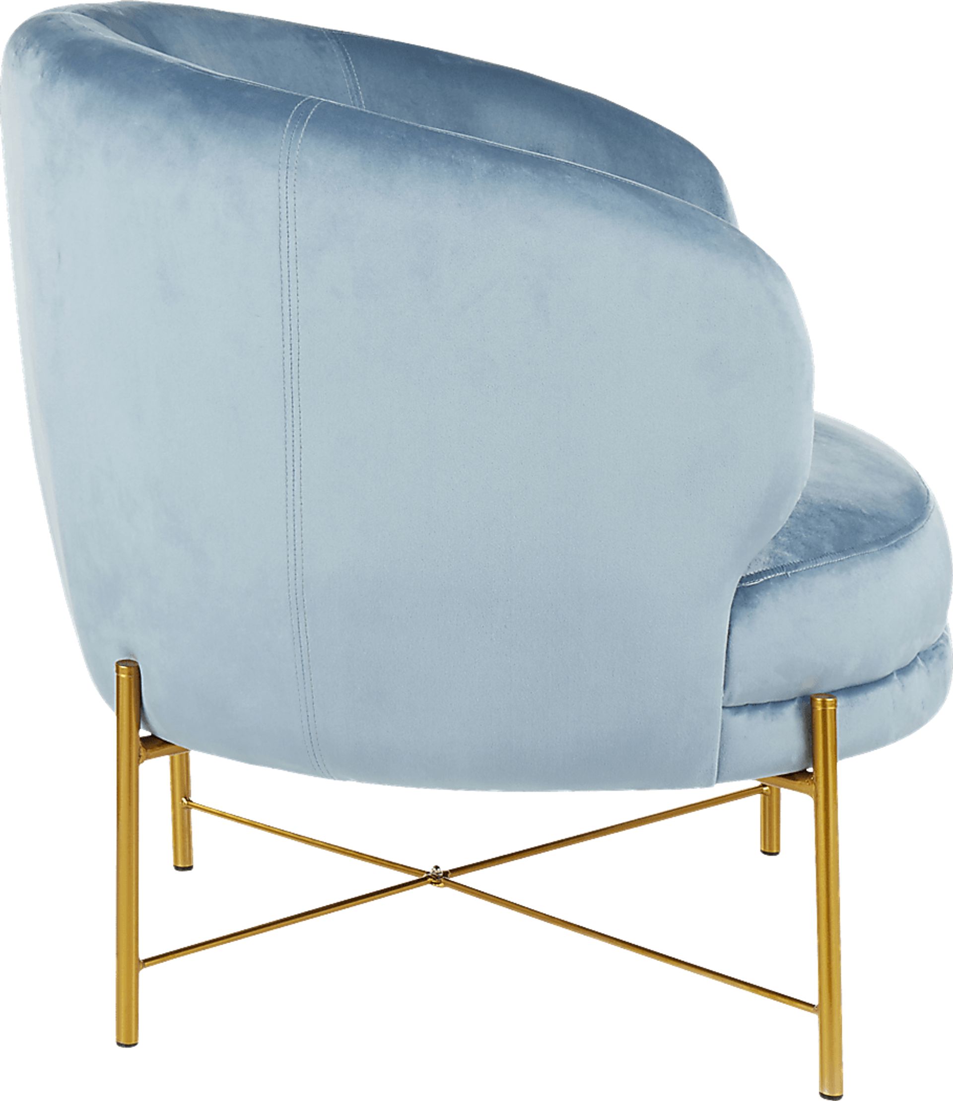Chardan Blue Accent Chair - Image 2