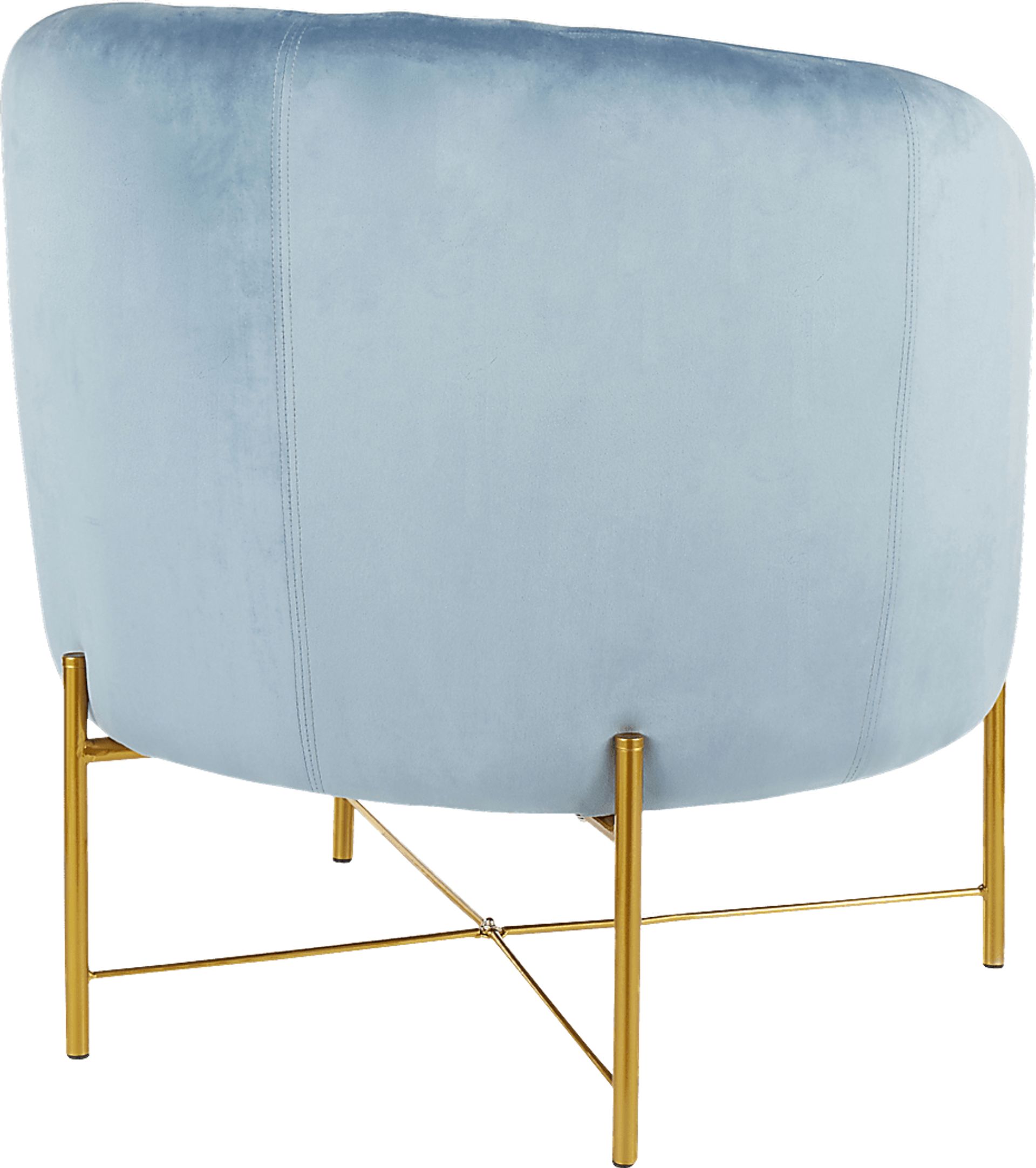 Chardan Blue Accent Chair - Image 3