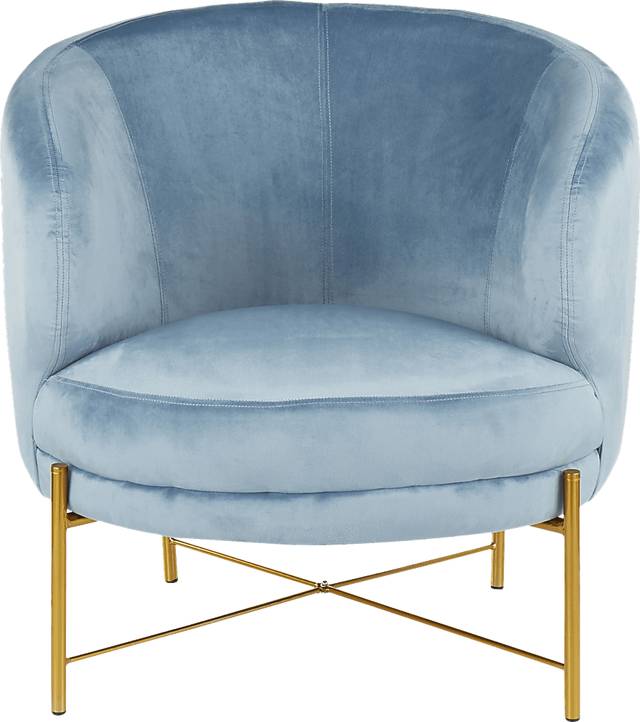 Chardan Blue Accent Chair - Thumbnail - Image 5