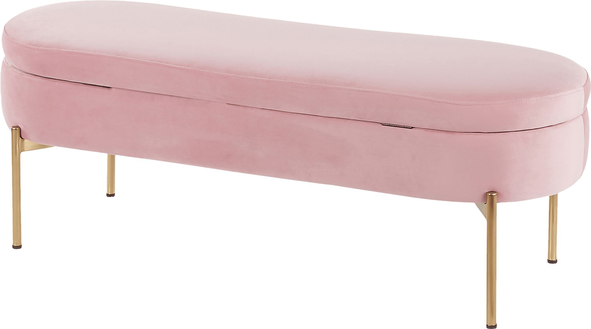 Chardan Blush Storage Bench - Image 5