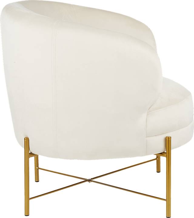 Chardan Cream Accent Chair - Thumbnail - Image 2