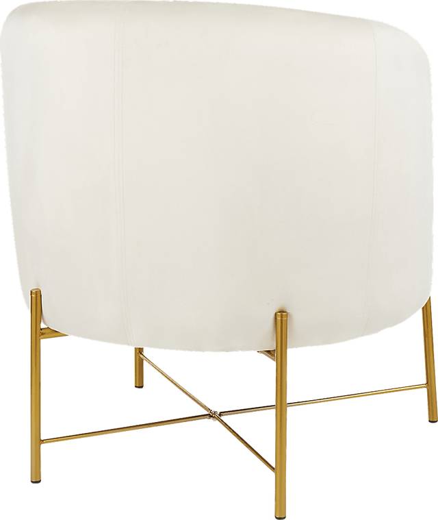 Chardan Cream Accent Chair - Thumbnail - Image 3