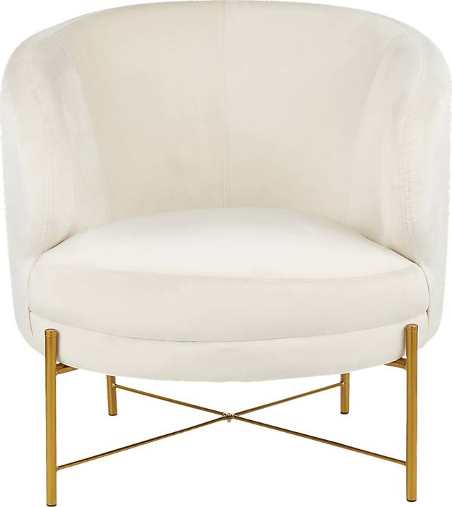 Chardan Cream Accent Chair - Thumbnail - Image 5
