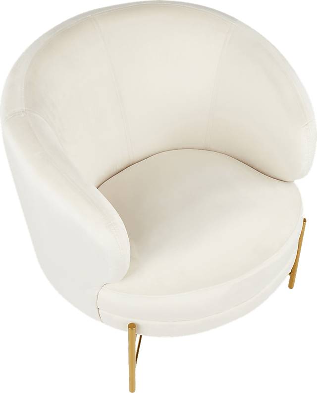 Chardan Cream Accent Chair - Thumbnail - Image 6
