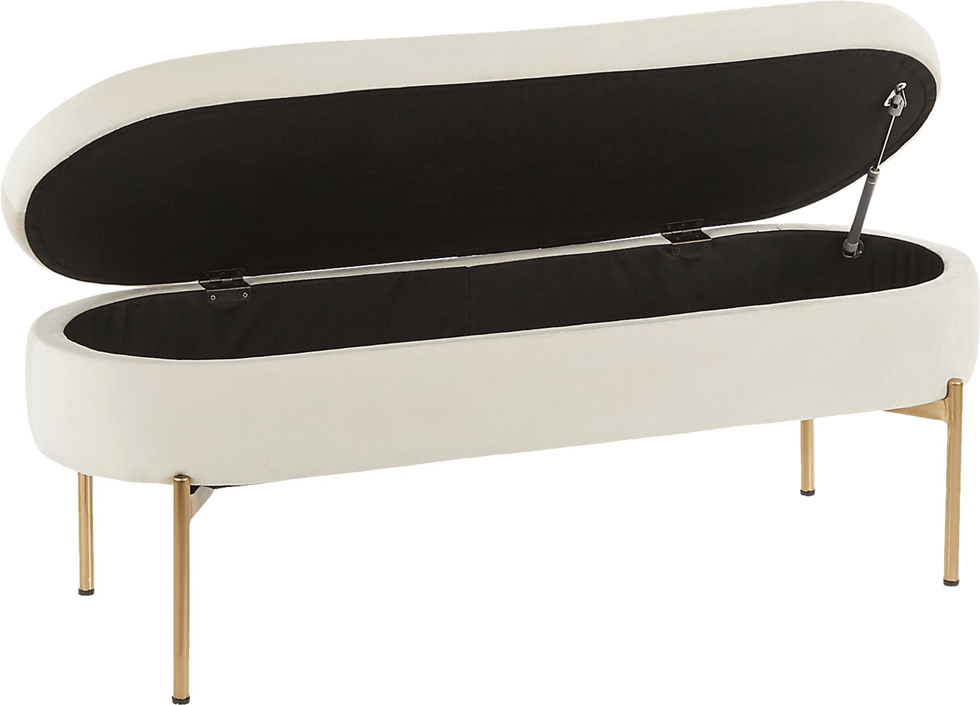 Chardan Cream Storage Bench - Image 7