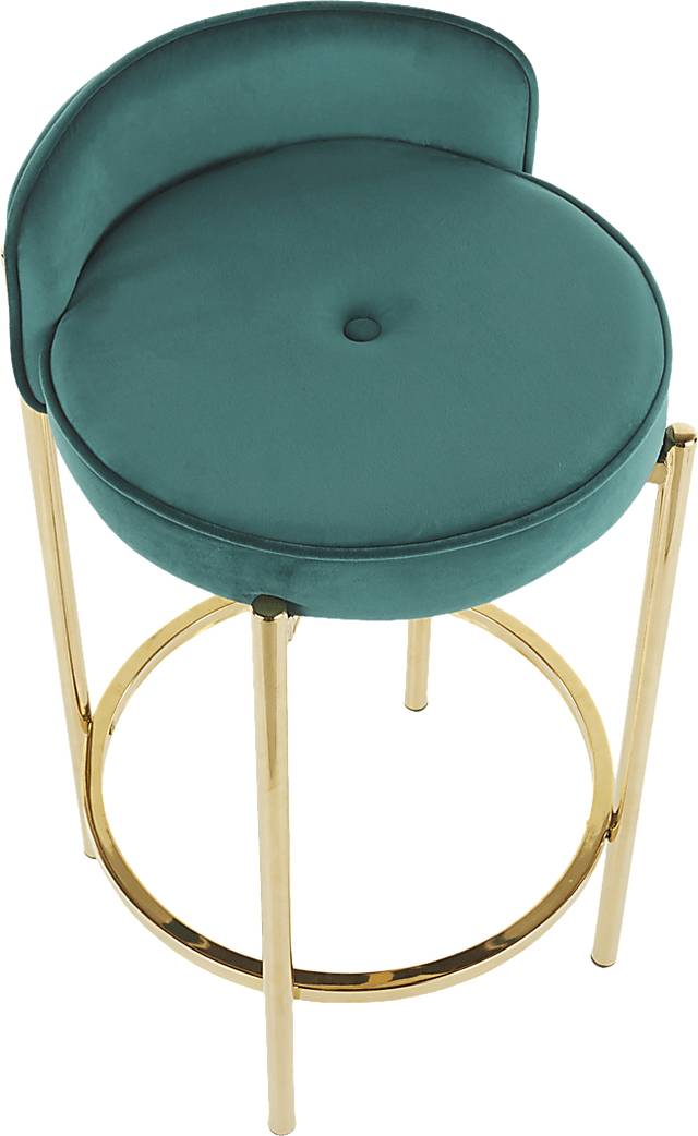 Chardan Green Counter Height Stool, Set of 2 - Thumbnail - Image 7
