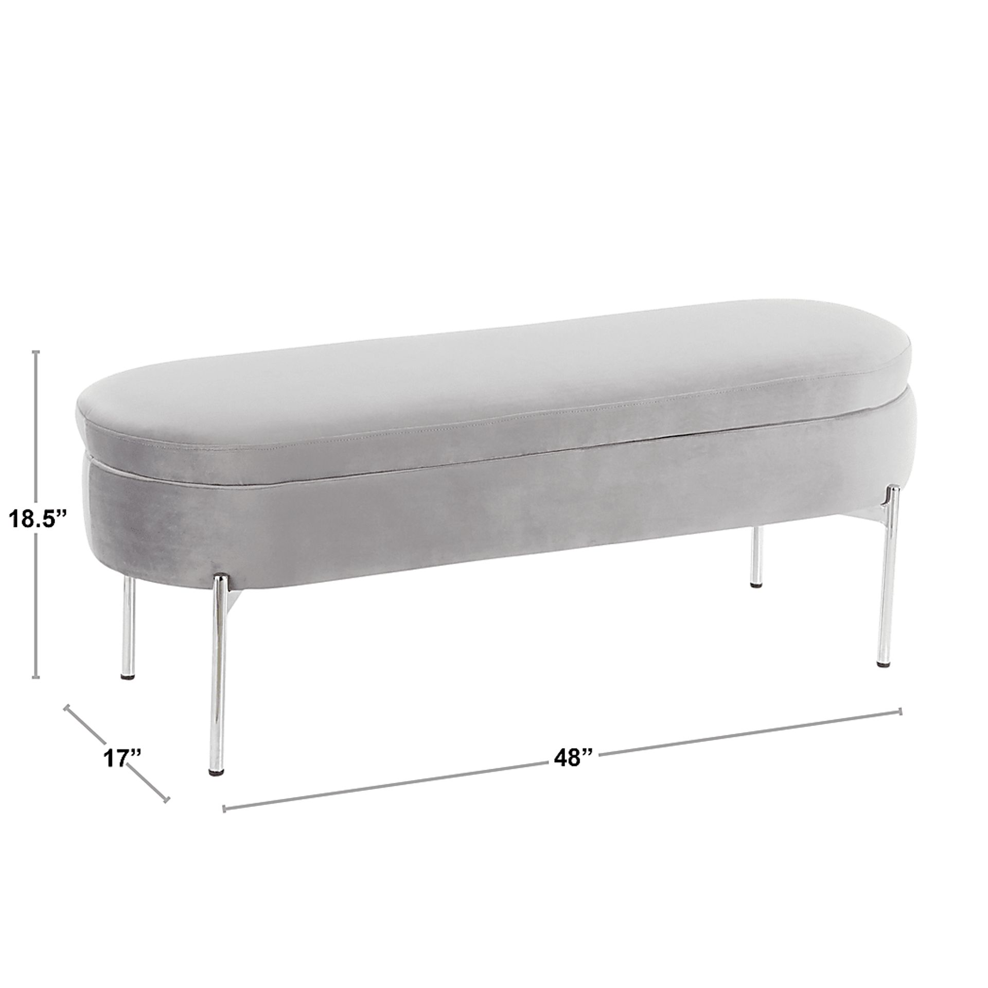 Chardan Green Storage Bench - Image 15