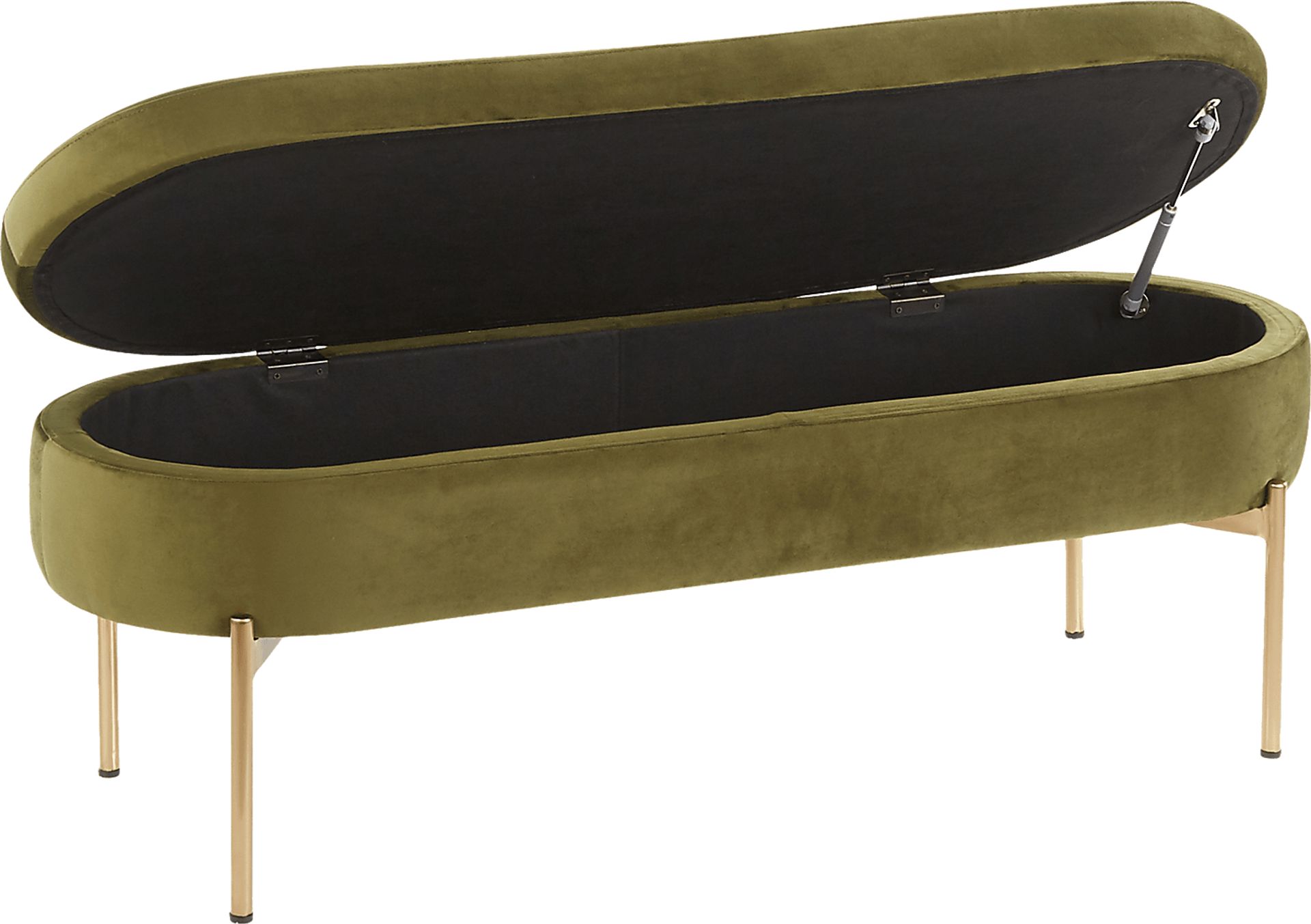Chardan Green Storage Bench - Image 7