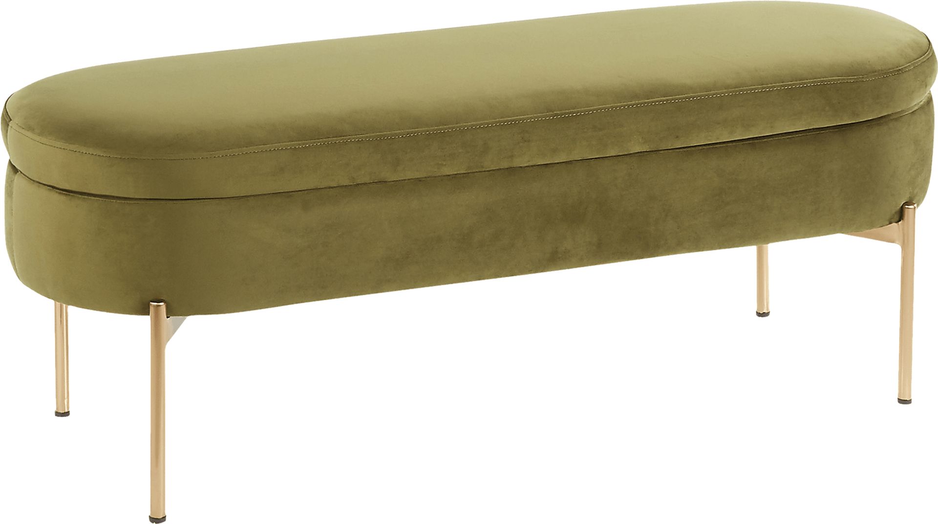 Chardan Green Storage Bench - Image 1