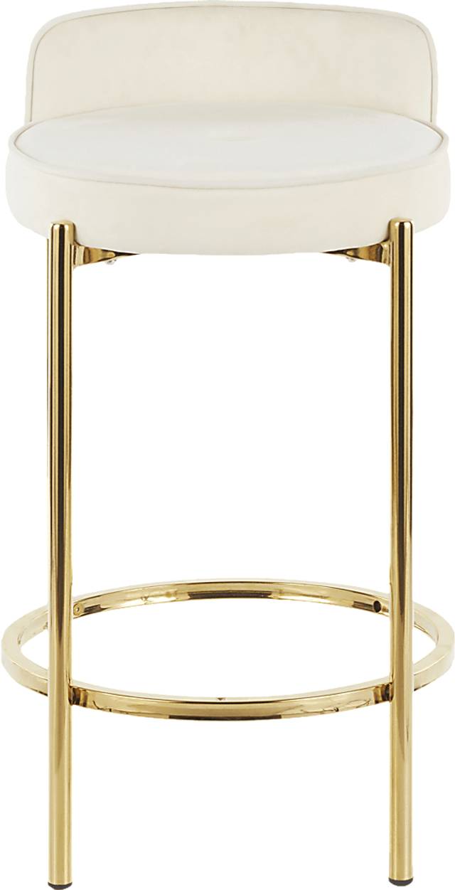 Chardan White Counter Height Stool, Set of 2 - Thumbnail - Image 6