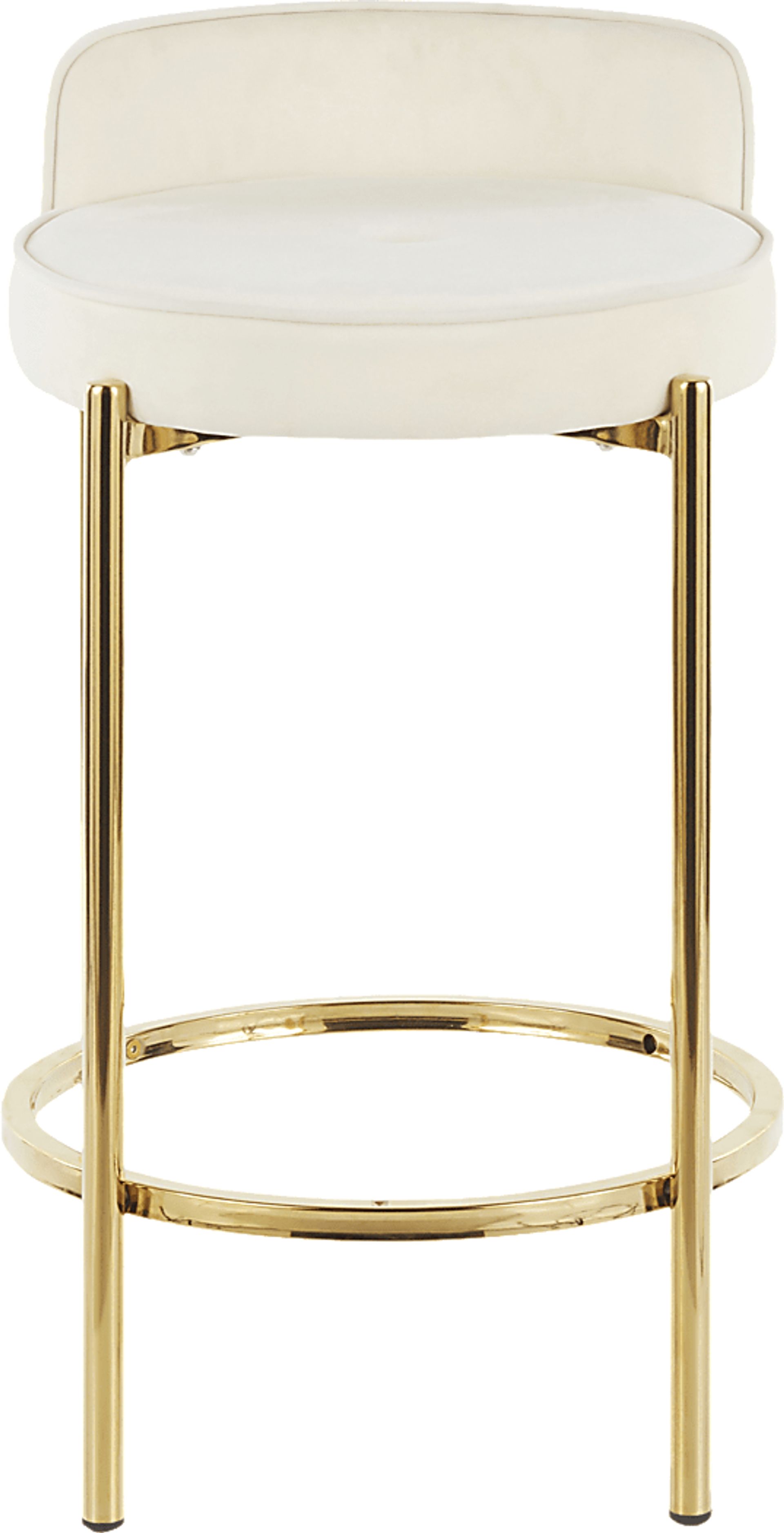Chardan White Counter Height Stool, Set of 2 - Image 6