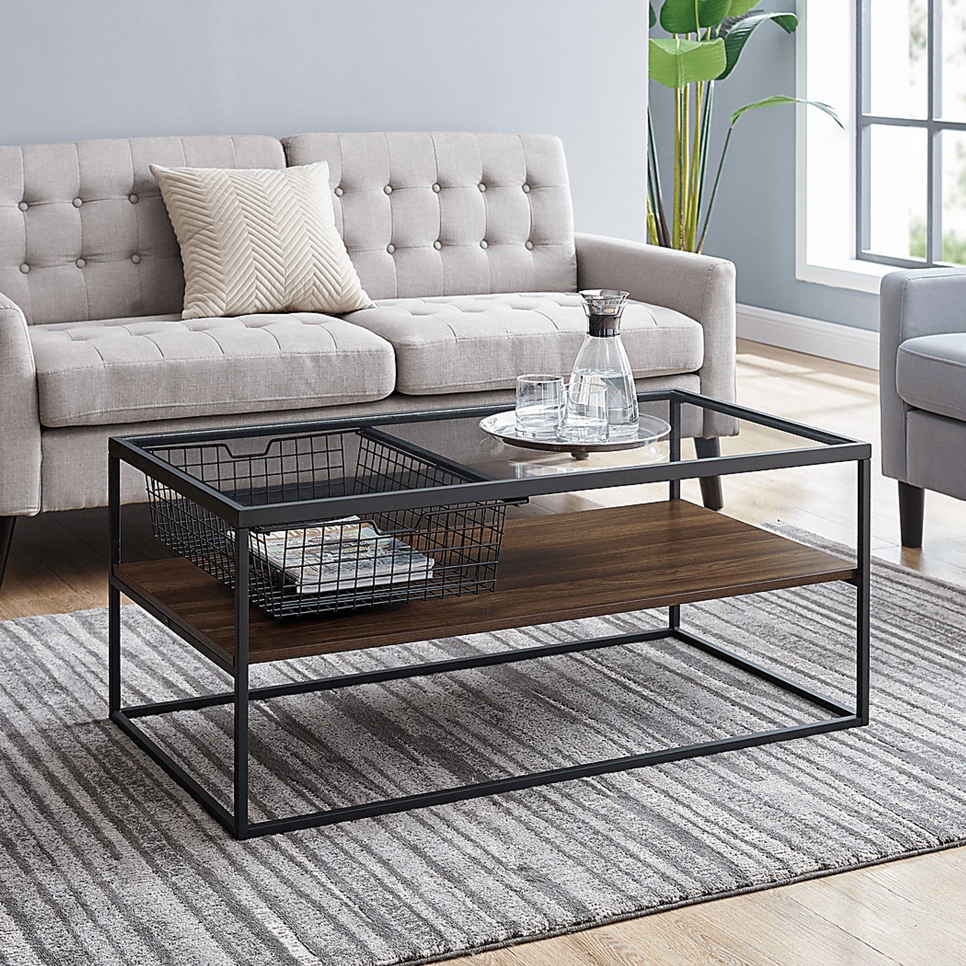 Chareleville Walnut Cocktail Table - Image 5