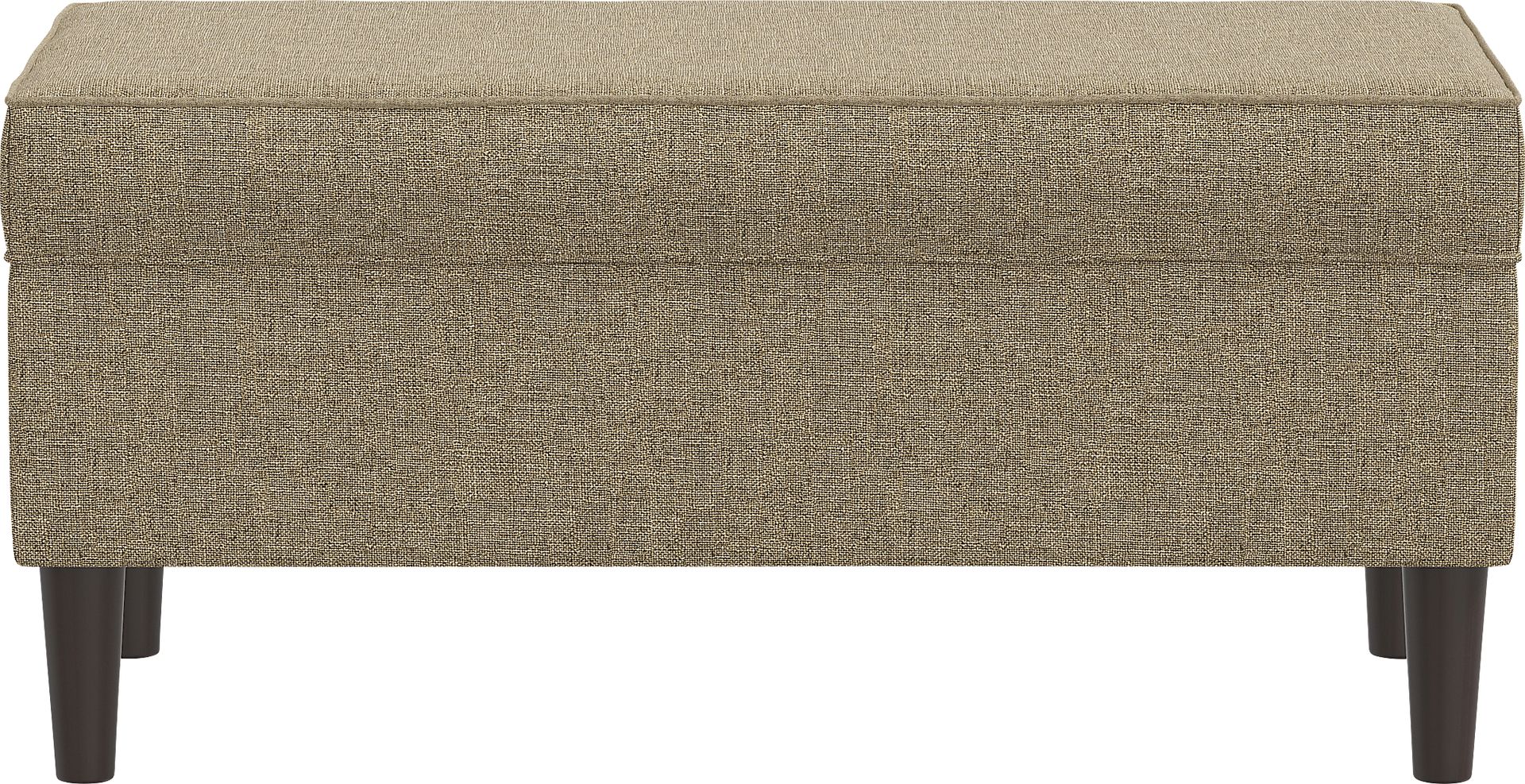 Charette Beige Storage Bench - Image 2