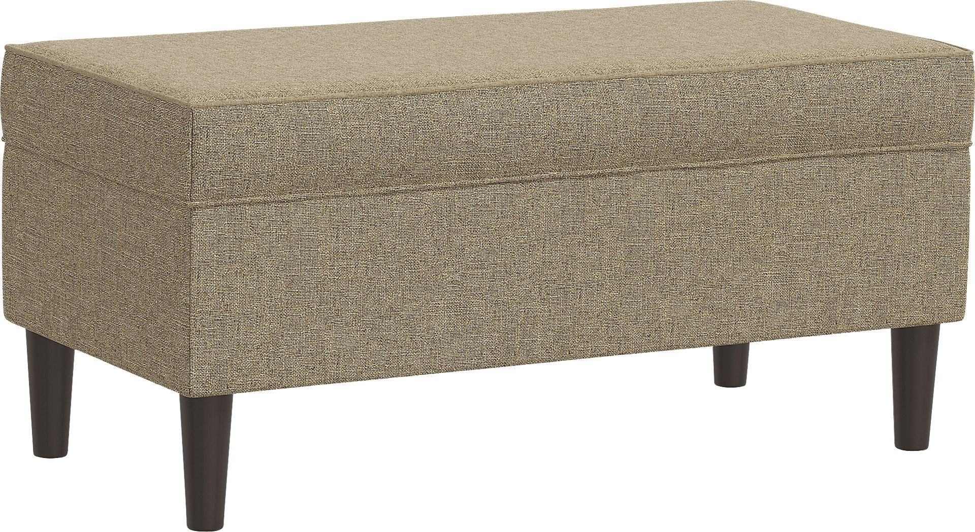Charette Beige Storage Bench - Image 1