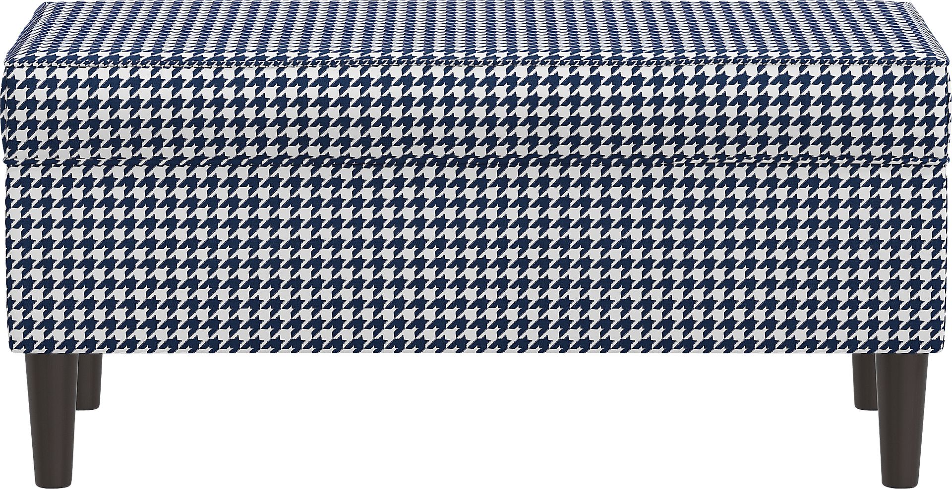 Charette Blue Storage Bench - Image 2