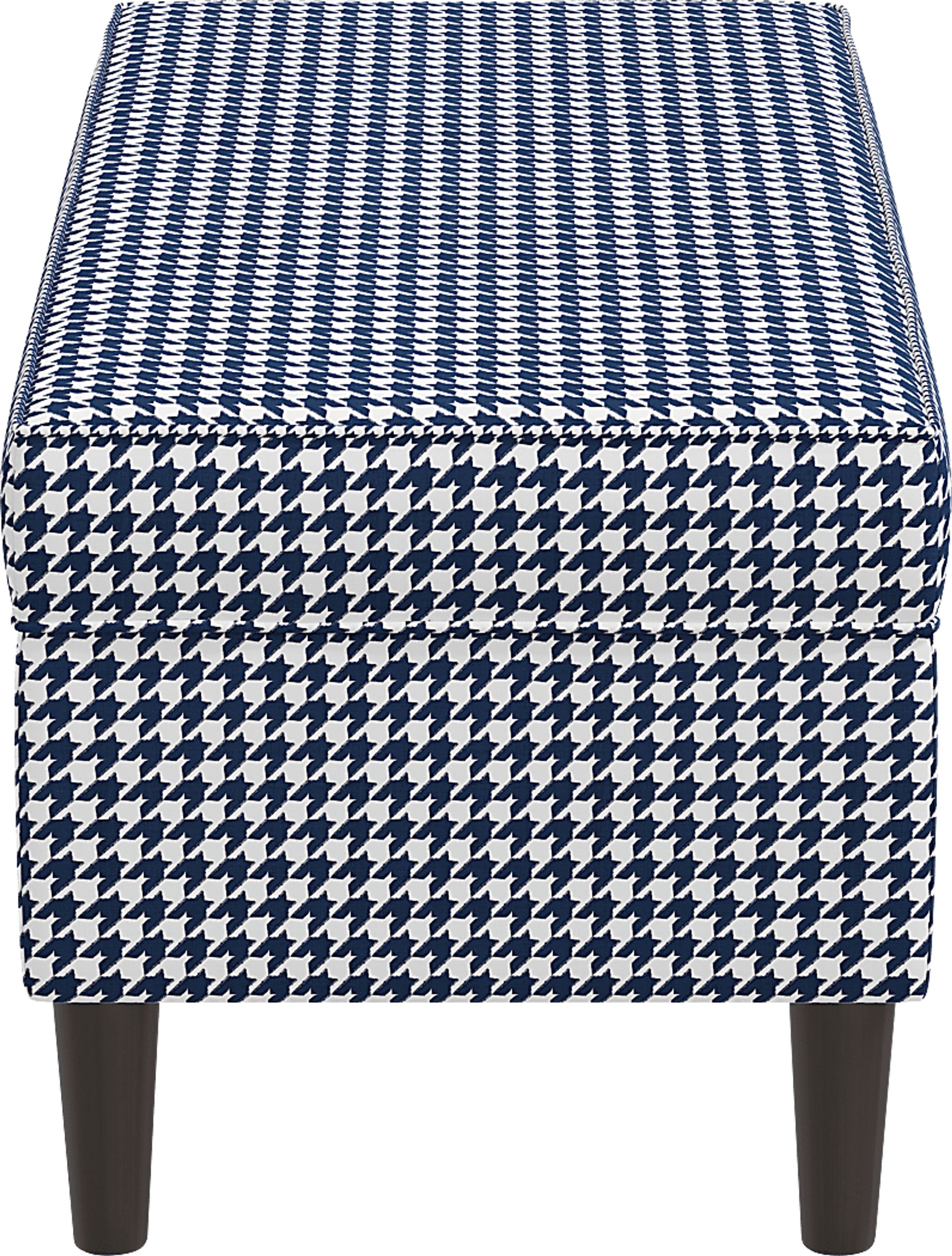 Charette Blue Storage Bench - Image 3