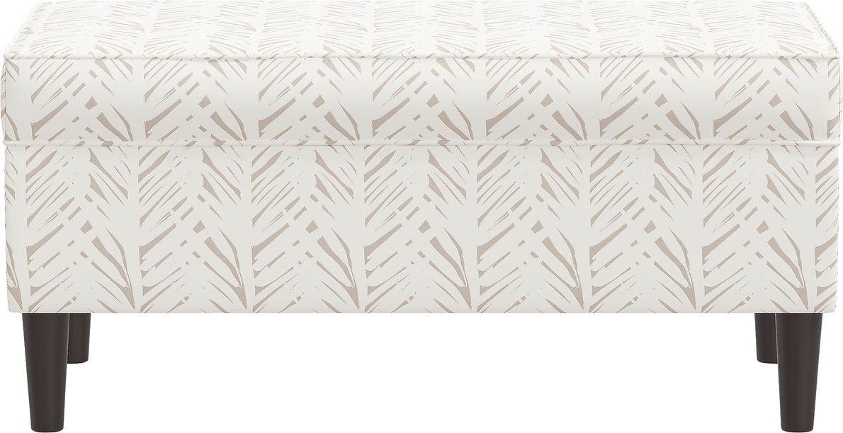 Charette Cream Storage Bench