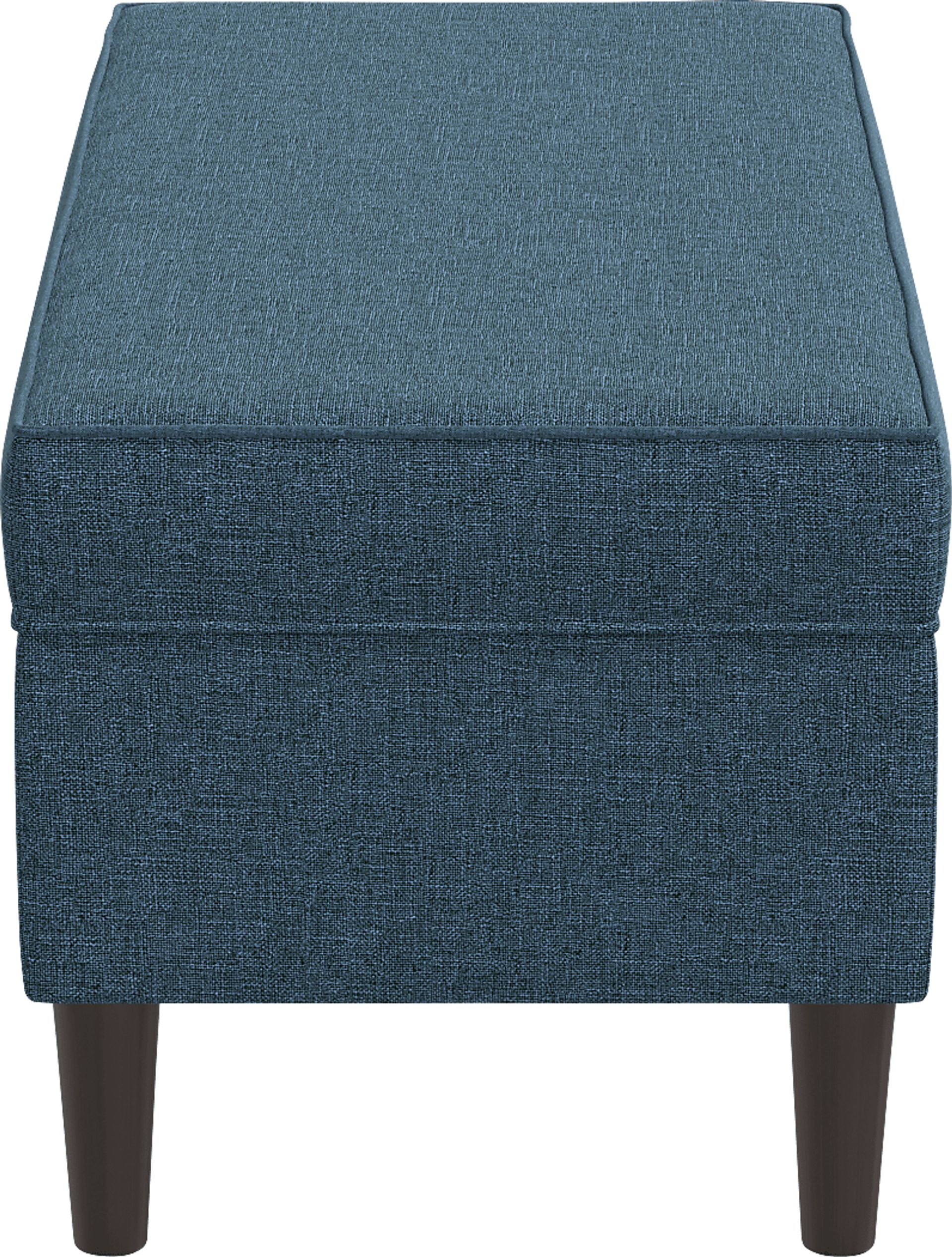 Charette Navy Blue Storage Bench - Image 3