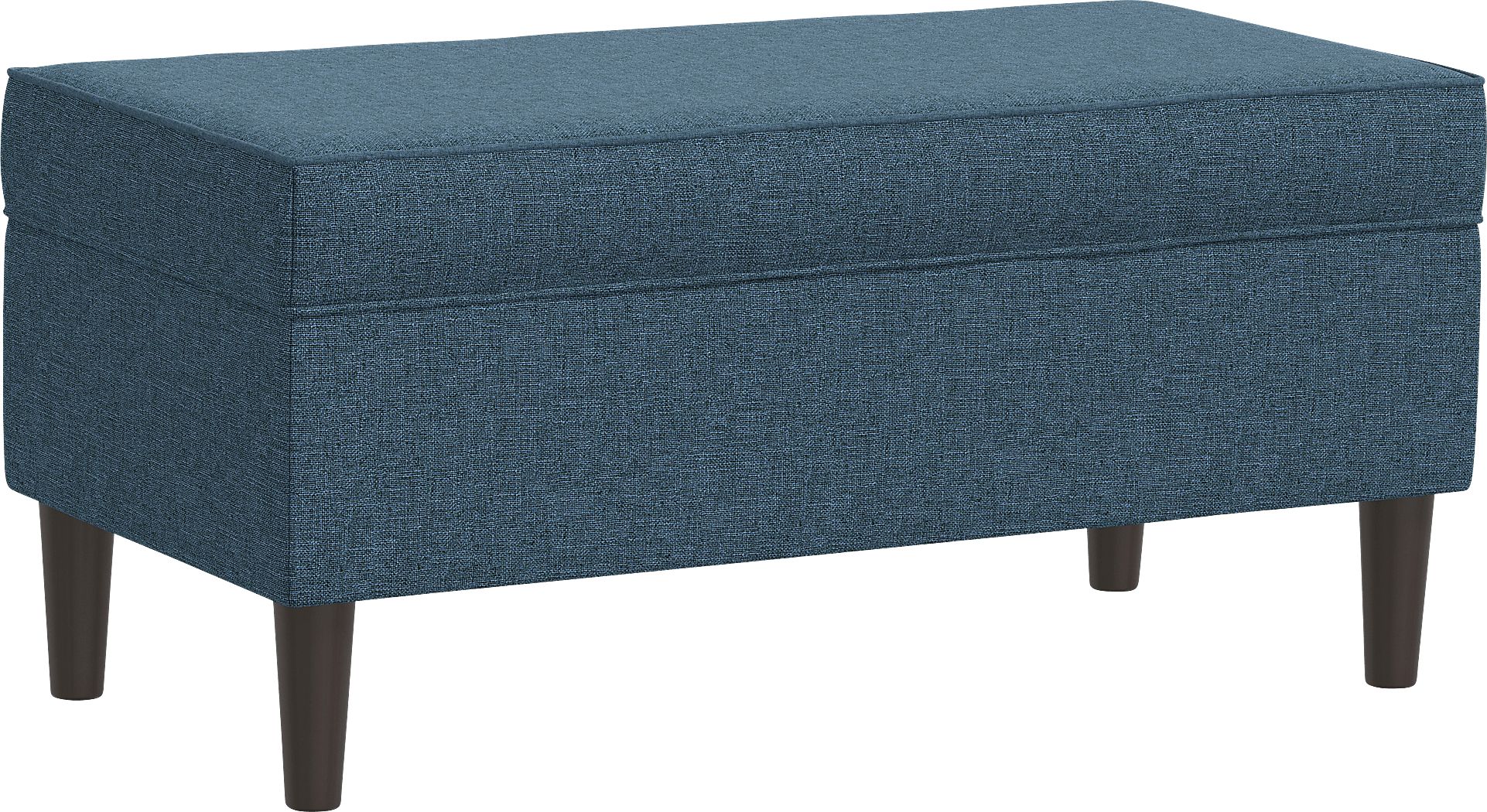 Charette Navy Blue Storage Bench