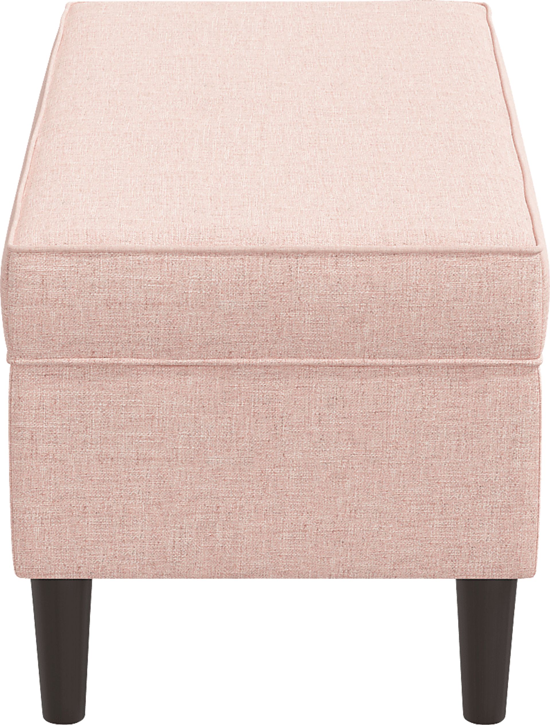 Charette Pink Storage Bench - Image 3