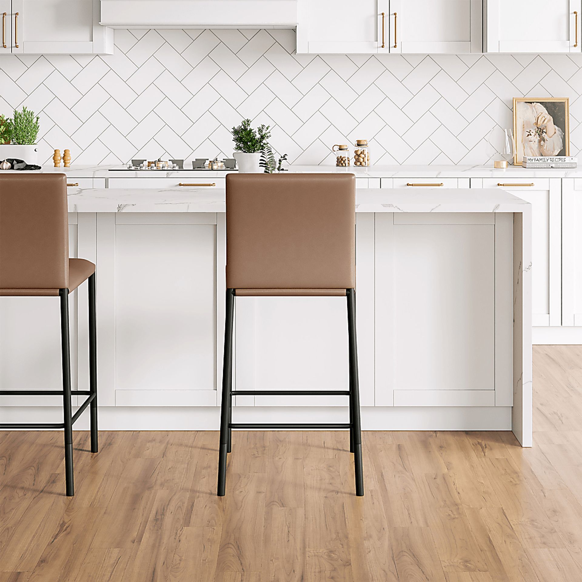 Charis Black Adjustable Stool - Image 2