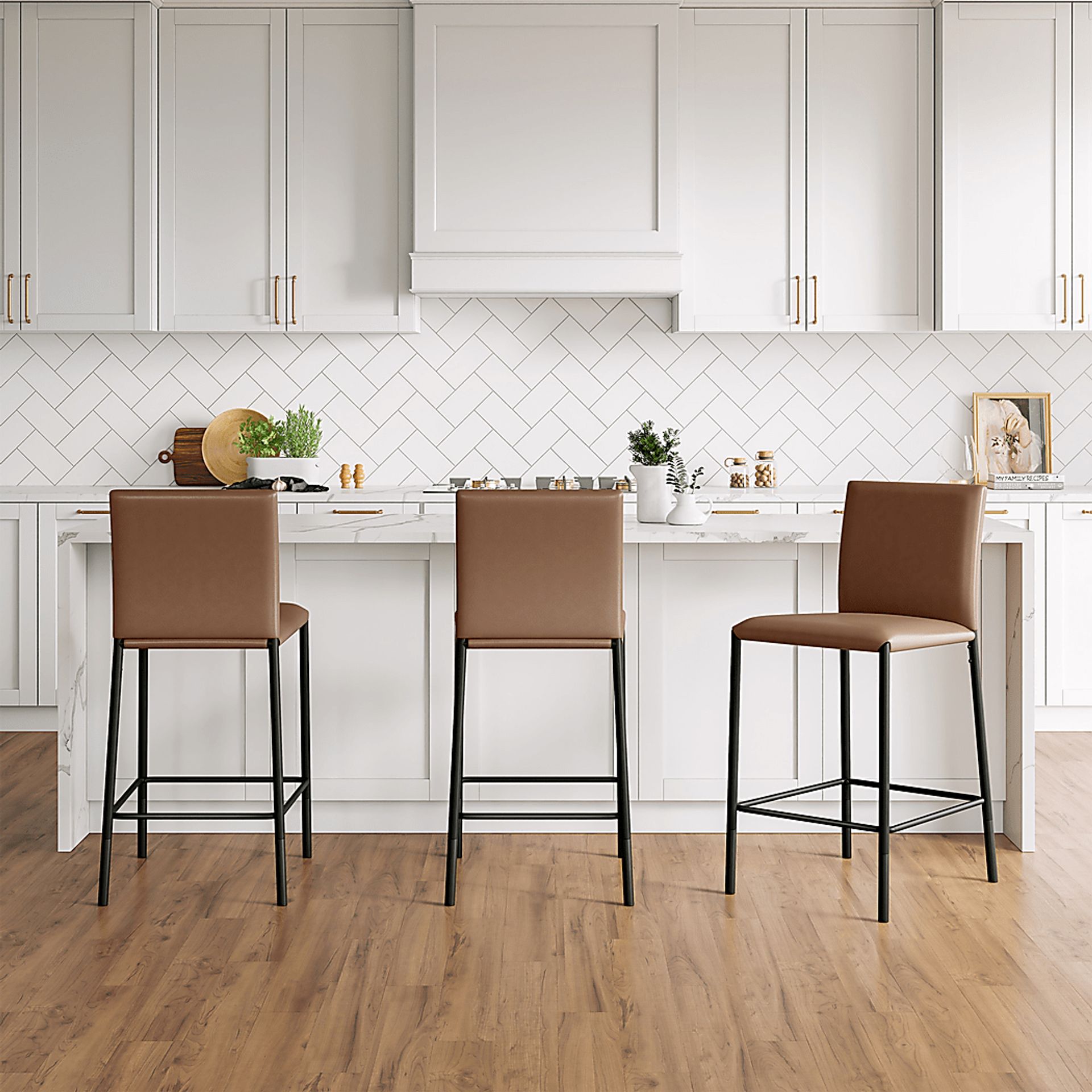 Charis Black Adjustable Stool - Image 3