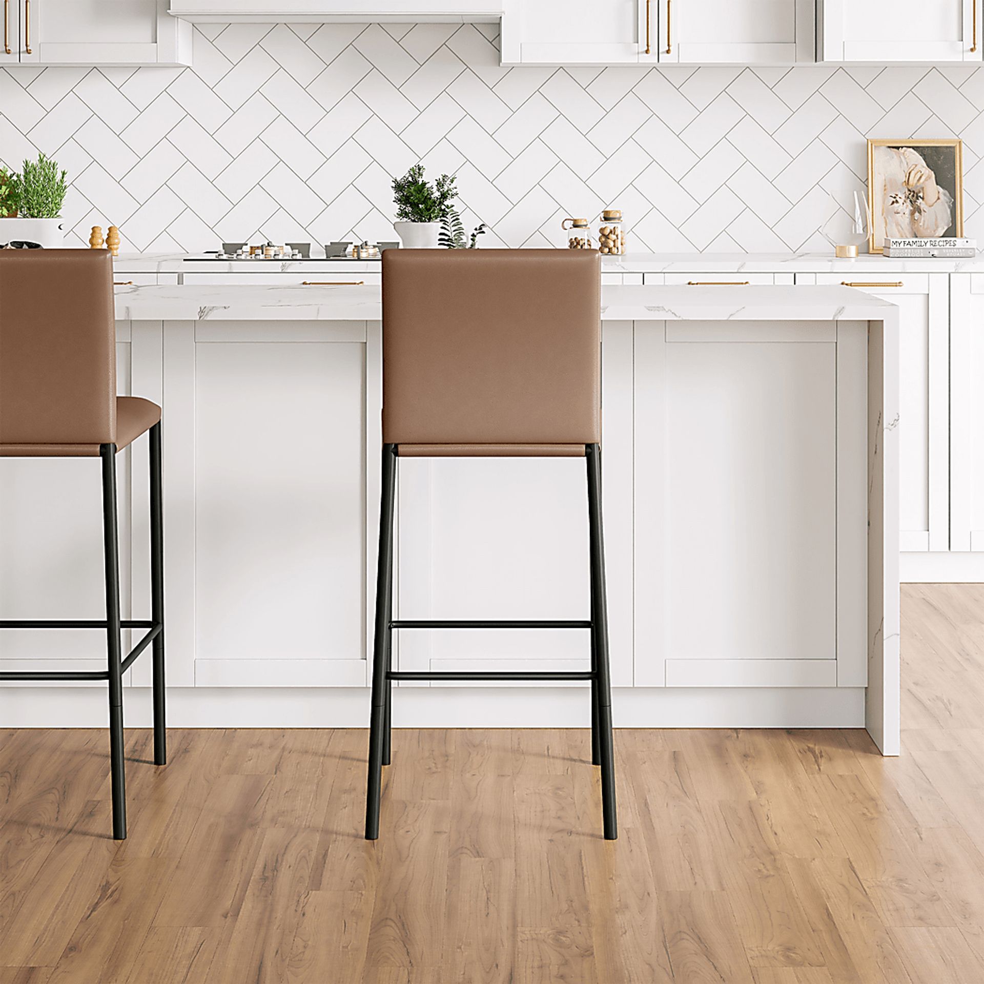 Charis Black Adjustable Stool - Image 5