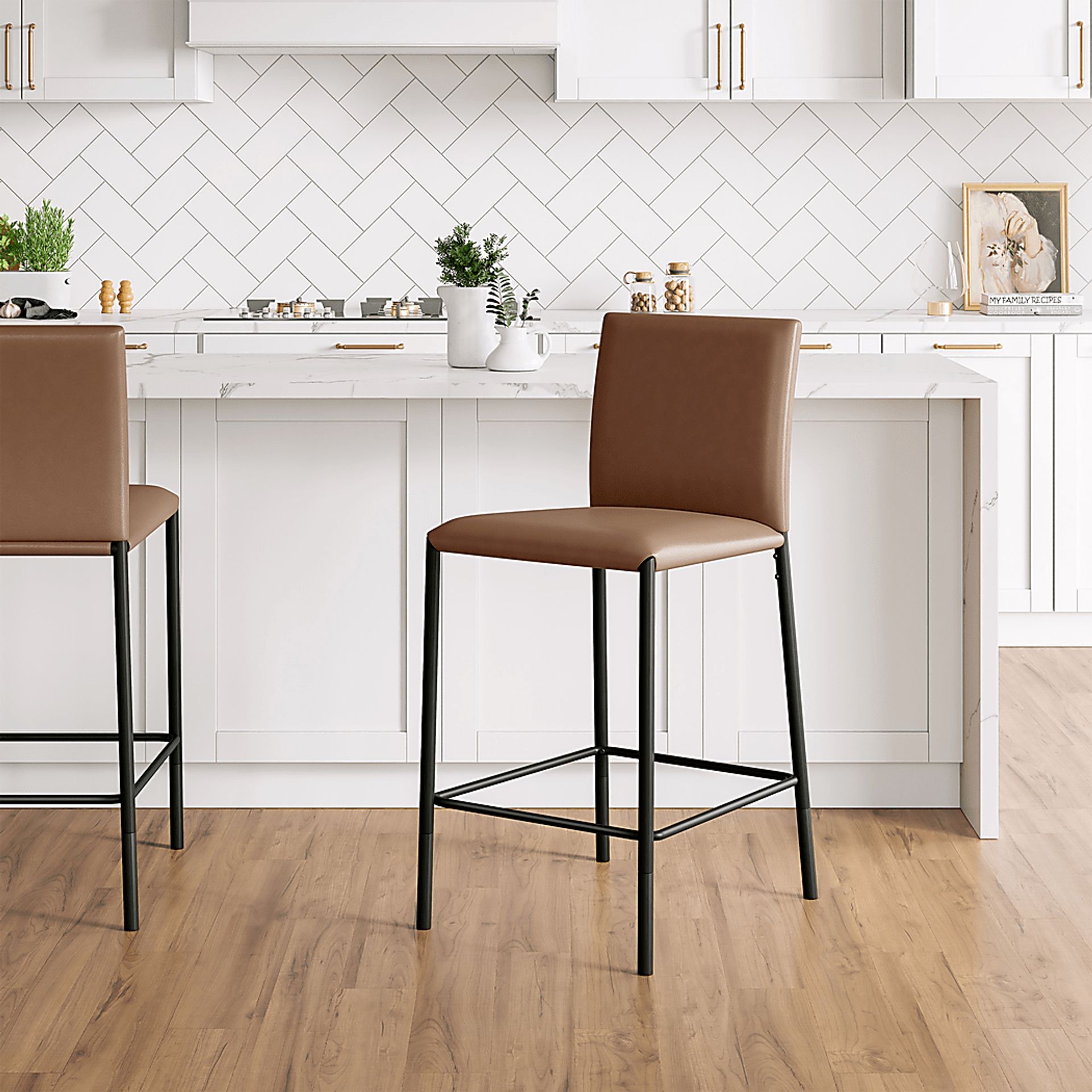 Charis Black Adjustable Stool - Image 7