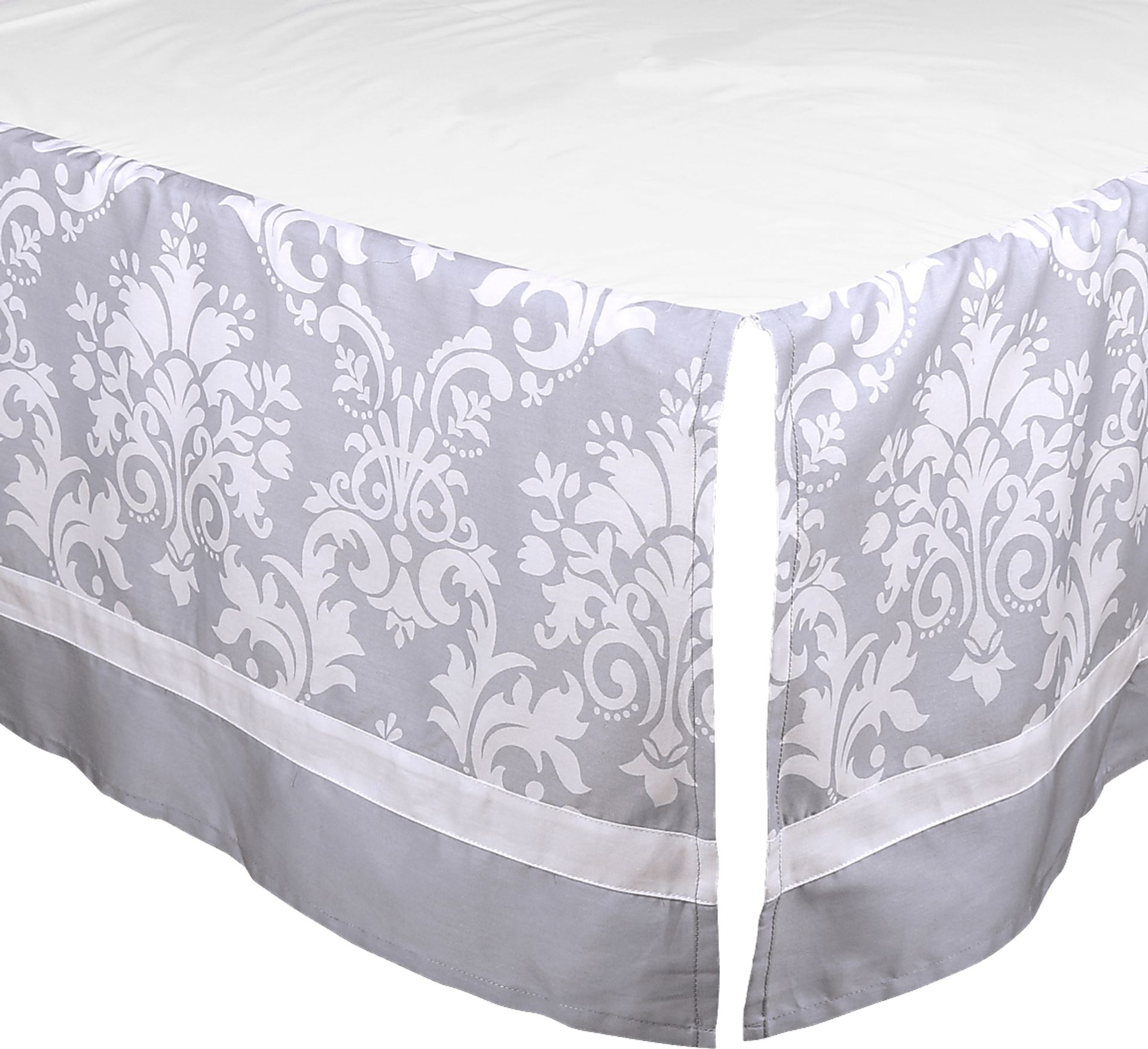 Charisha Gray 3 Pc Baby Bedding Set - Image 4