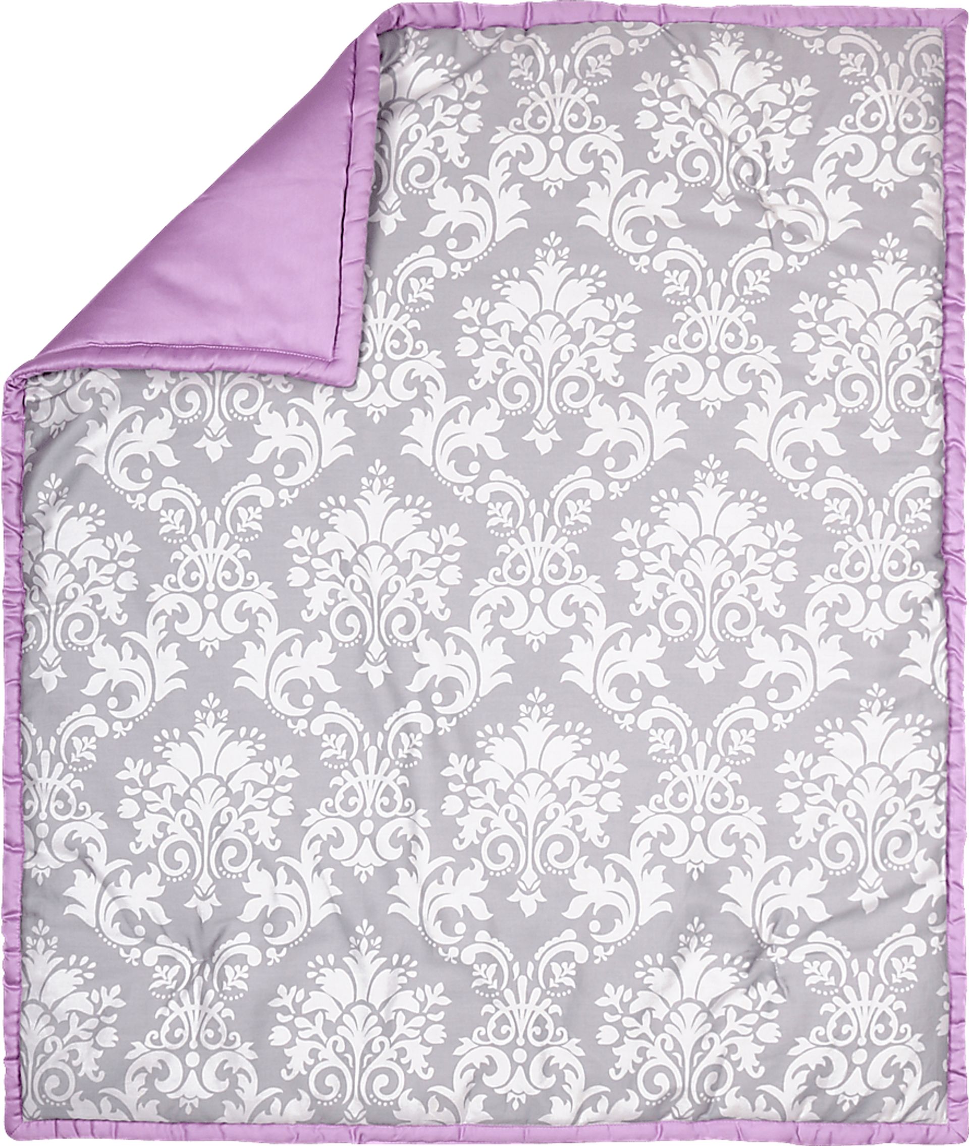 Charisha Lilac 3 Pc Baby Bedding Set - Image 2