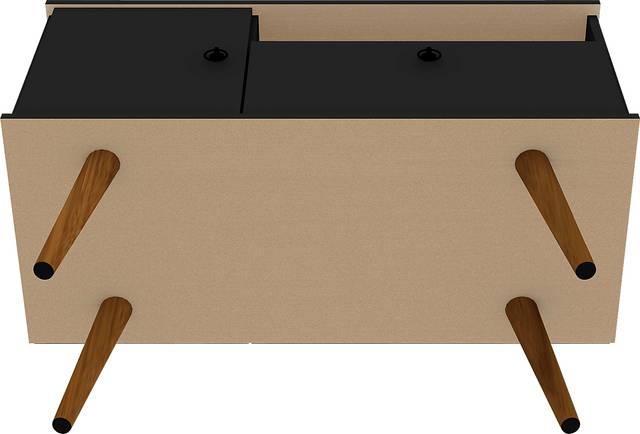 Charlack Black 35.5 in. Console - Thumbnail - Image 10