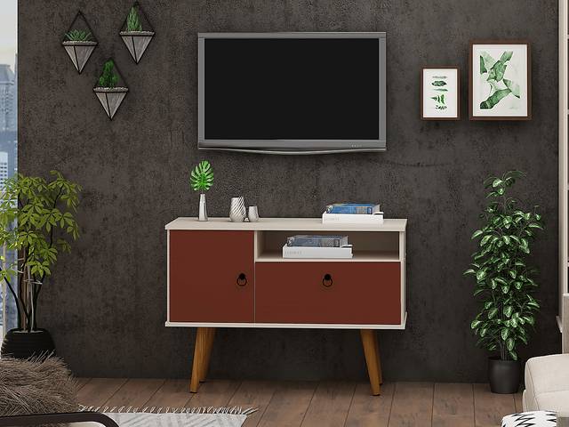 Charlack Dark Orange 35.5 in. Console - Thumbnail - Image 2