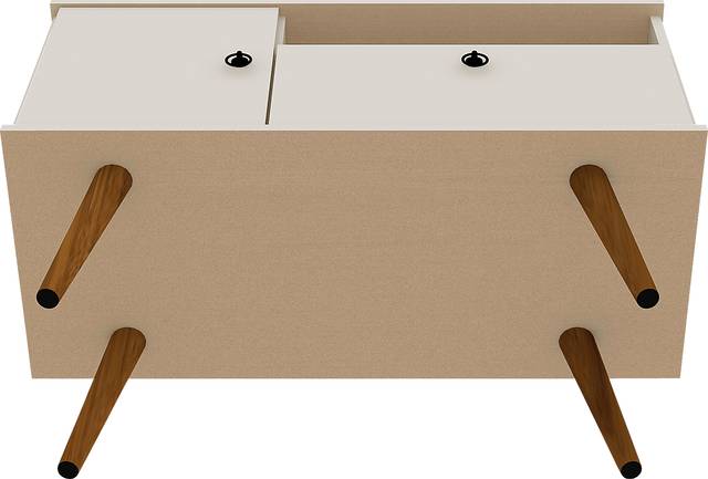 Charlack White 35.5 in. Console - Thumbnail - Image 10