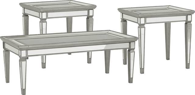 Natalia Gray 7 Pc Living Room - Thumbnail - Image 6