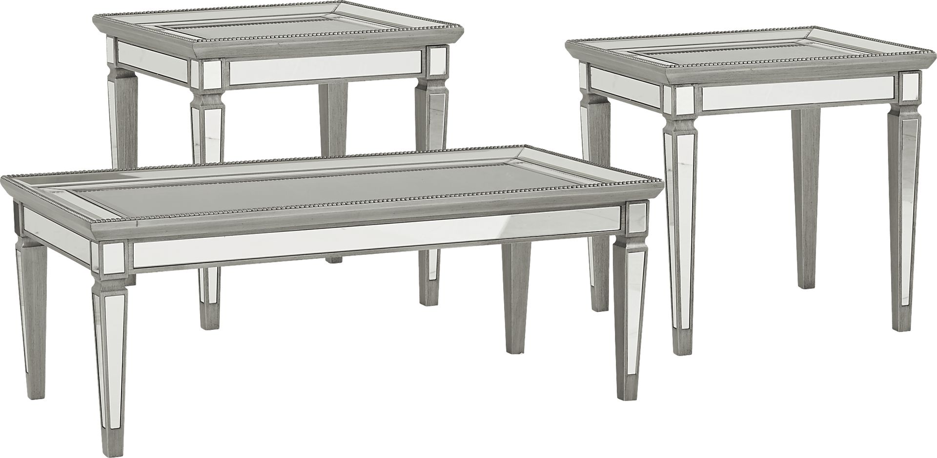 Natalia Gray 7 Pc Living Room - Image 5