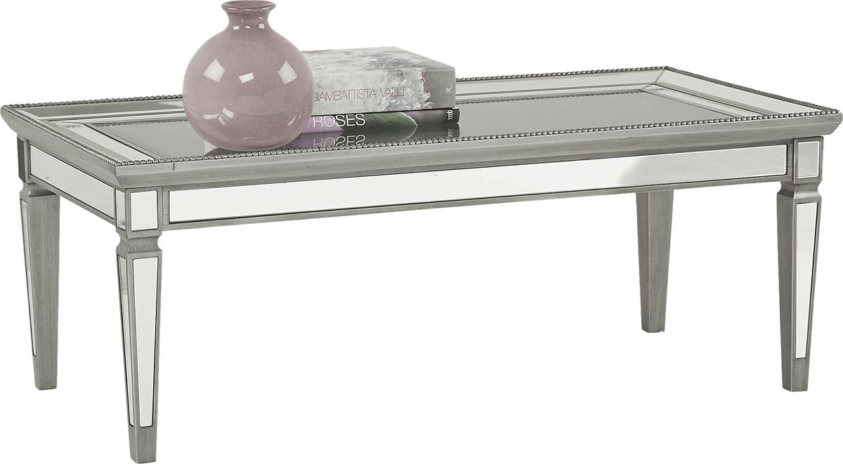 Charlaine Silver Gray Cocktail Table | Rooms to Go