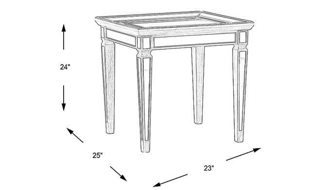 Dimension Image. Please refer to the Dimension Tab on this page for dimension details.