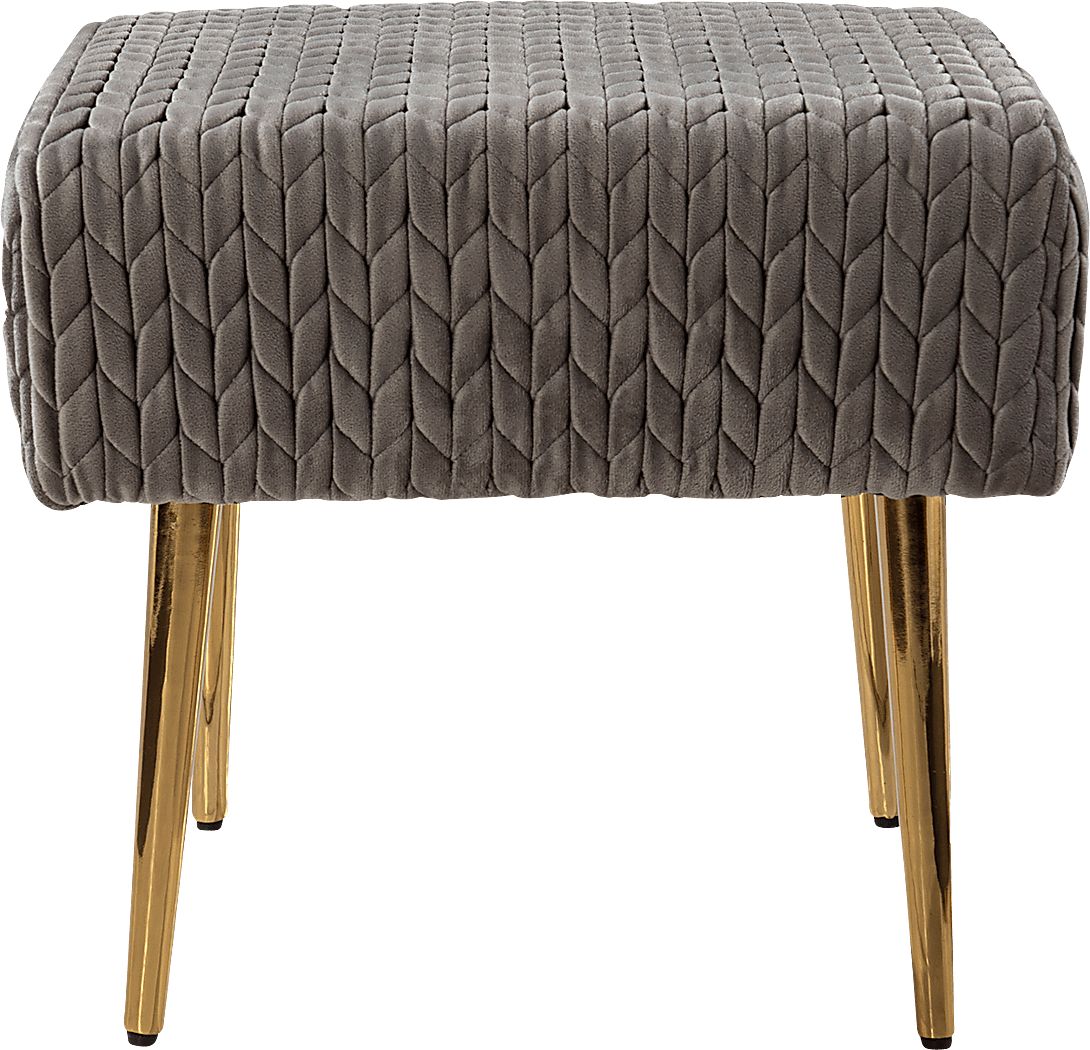 Charlcote Gray Ottoman