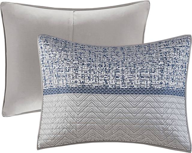 Charleagh Blue 6 pc Full/Queen Quilt Set - Thumbnail - Image 11