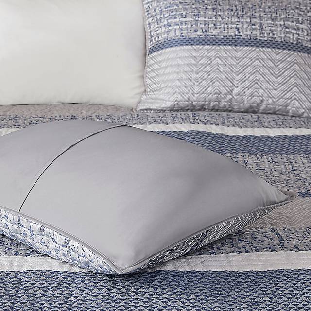 Charleagh Blue 6 pc Full/Queen Quilt Set - Thumbnail - Image 16