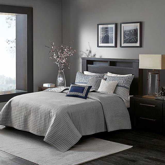 Charleagh Blue 6 pc Full/Queen Quilt Set - Thumbnail - Image 5